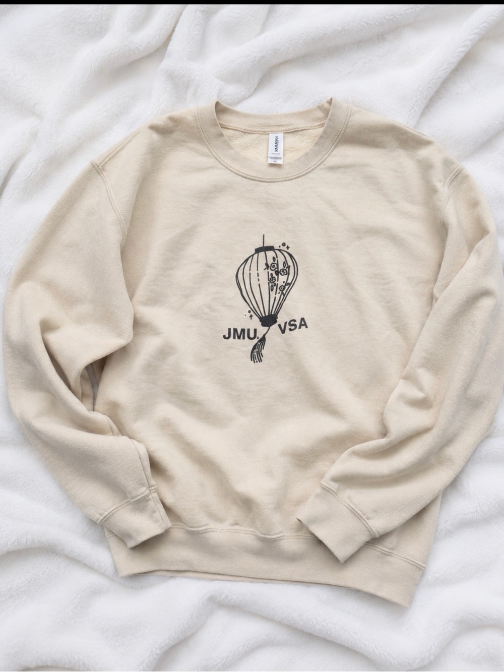 JMU VSA Cream Crewneck Sweatshirt